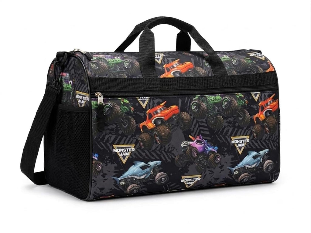 Disney Kids Duffle Bag 16.5" – Travel & Sports Bag with Zipper Pocket, Mesh Side Pockets & Shoulder Strap