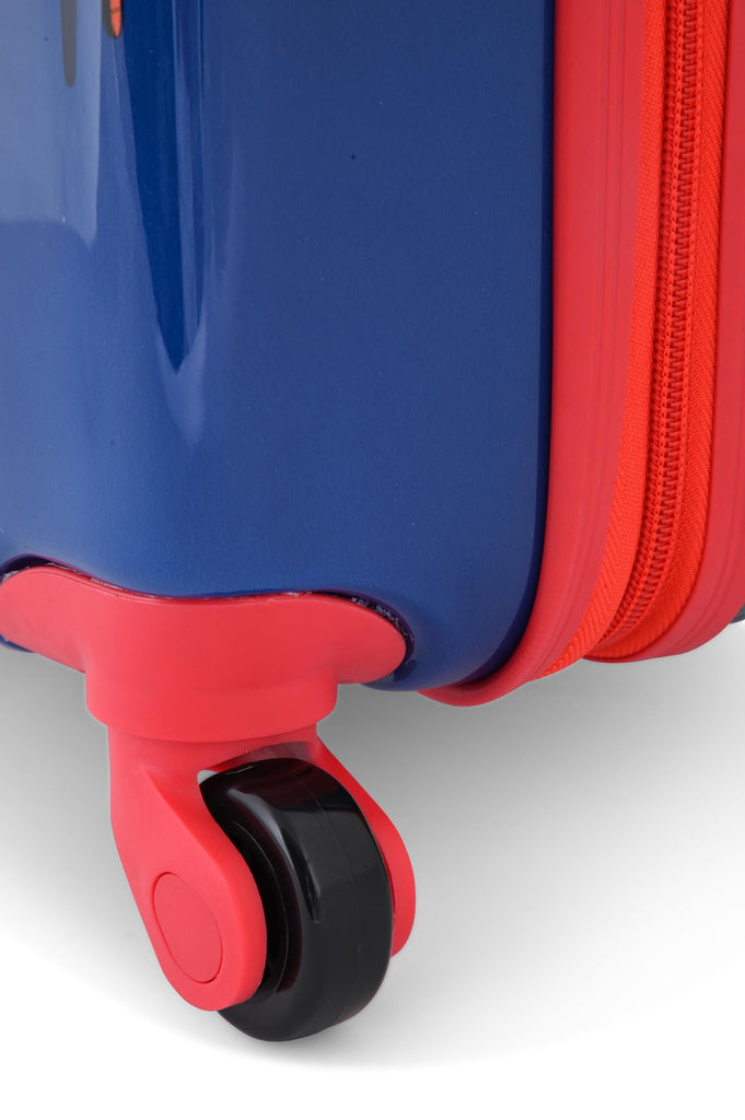 Spider-Man 20" Hardshell Luggage – Cute Durable Suitcase for Travel with Spinner Wheels. Approximate Dimensions are 20"x12"x8"