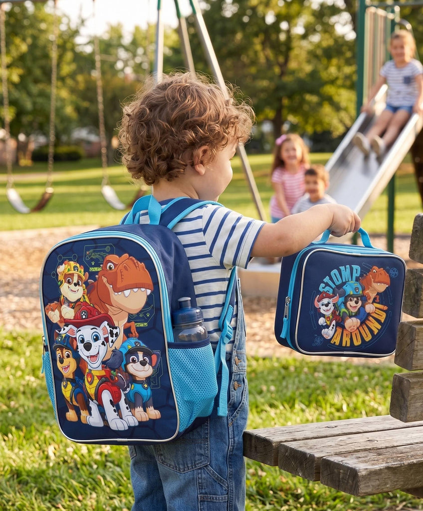 Fast Forward Paw Patrol 16" Backpacks With Lunch Bag - Licensed Characters Kids Schoolbag