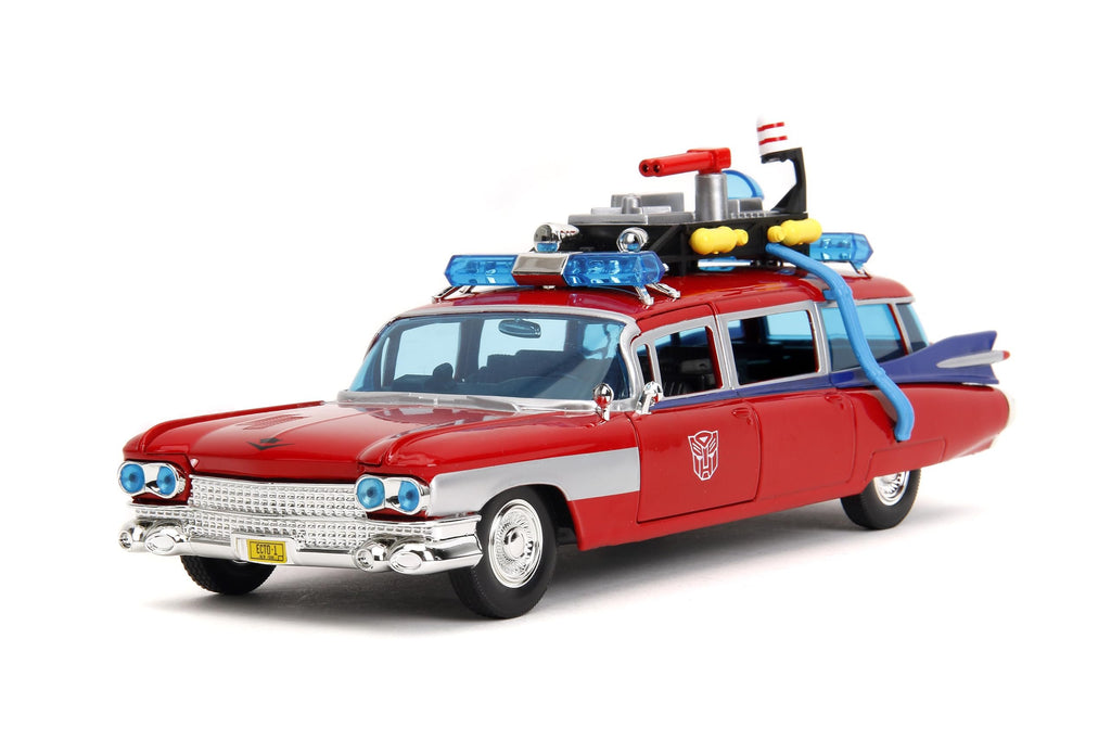 Jada Toys - Ghostbusters Ecto-1 Transformers Mashup 1:24 Die-Cast Car