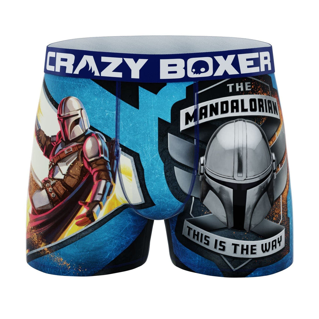 CRAZYBOXER Men's Underwear The Mandalorian Soft Comfortable Boxer Brief Original (3 PACK)