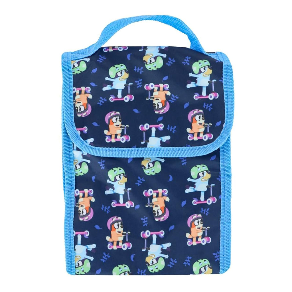 Kids Disney Bluey and Bingo Backpack with Lunch bag and Accessories Set, Navy