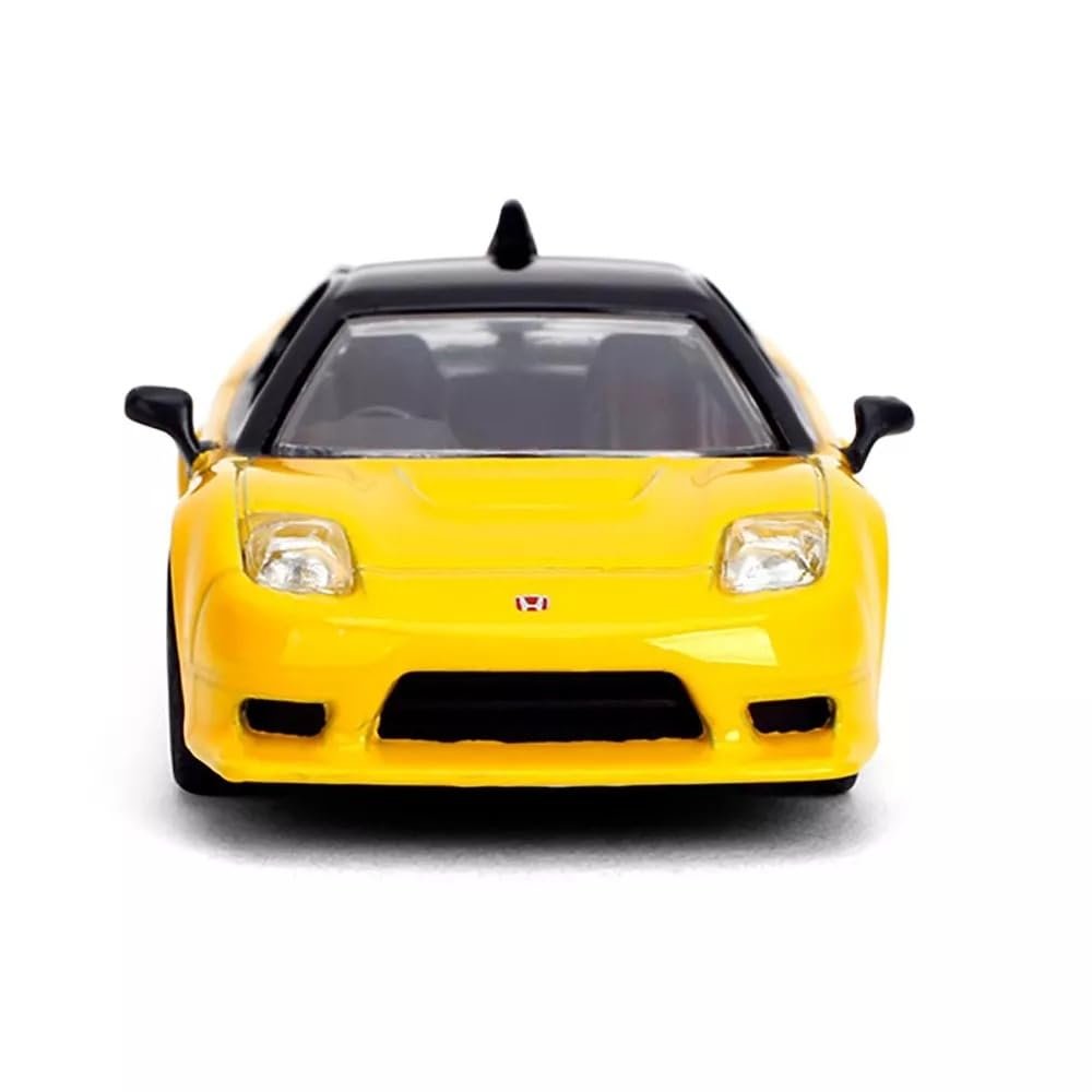 Jada Majorette Collection – 1995 Honda NSX-R GT 1:64 Die-Cast Model Car with Rubber Tires & Display Case, for Collectors & Adults