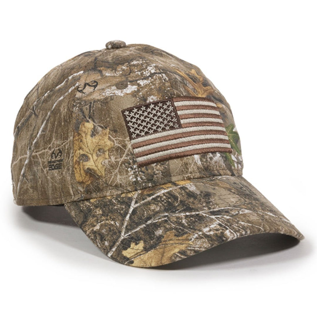 Outdoor Cap Men's Standard Camouflage Americana Cap, Adult