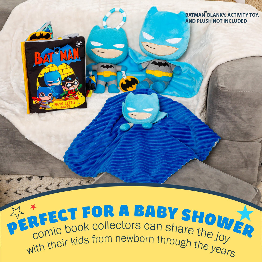 My First Comic Soft Book - Kids Preferred DC Comics The Batman Brave Little Heros Baby Crinkle Soft Sensory Book with Soft Fabric for Babies, 6.25x9 Inch