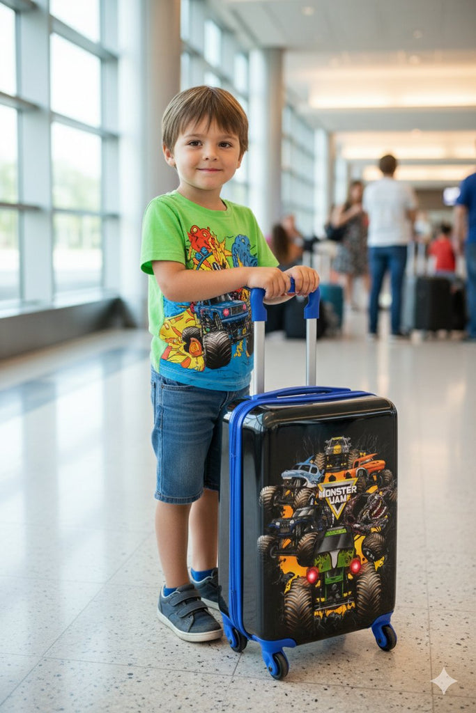Disney Character 20" Hardshell Luggage - Toy Story, Stitch and more! Hard-side Suitcase for Travel with Spinner Wheels 20"x12"x8"