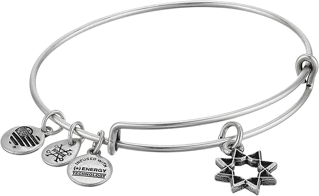 Alex and Ani Womens 8-Point Star Bangle