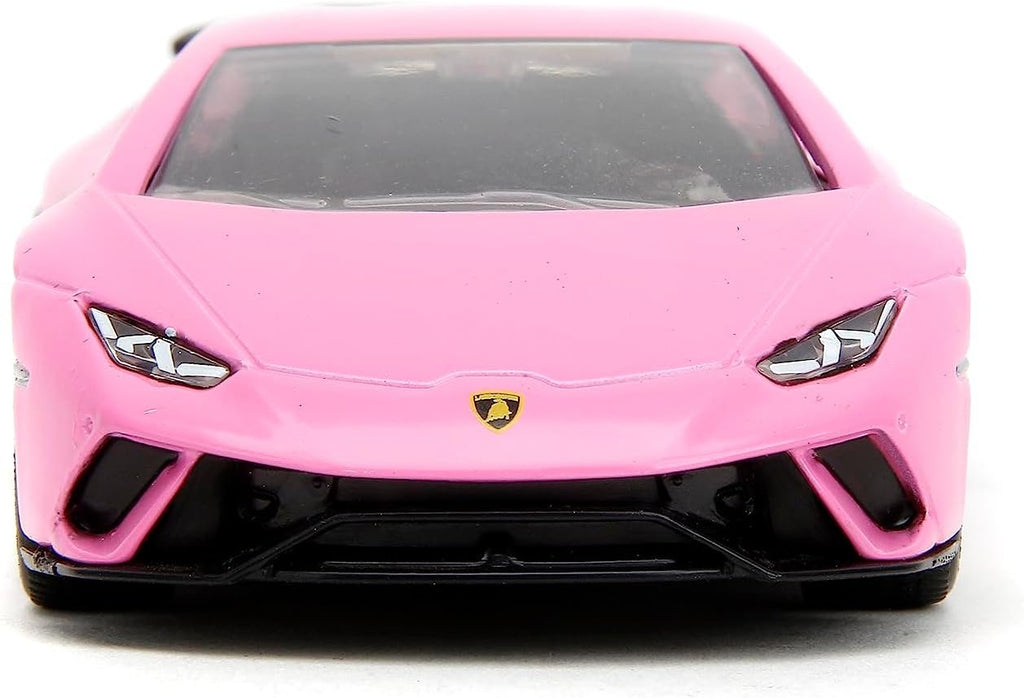 Pink Slips 1:32 W1 Lamborghini Huracán Performante Die-Cast Car, Toys for Kids and Adults(Glossy Pink)