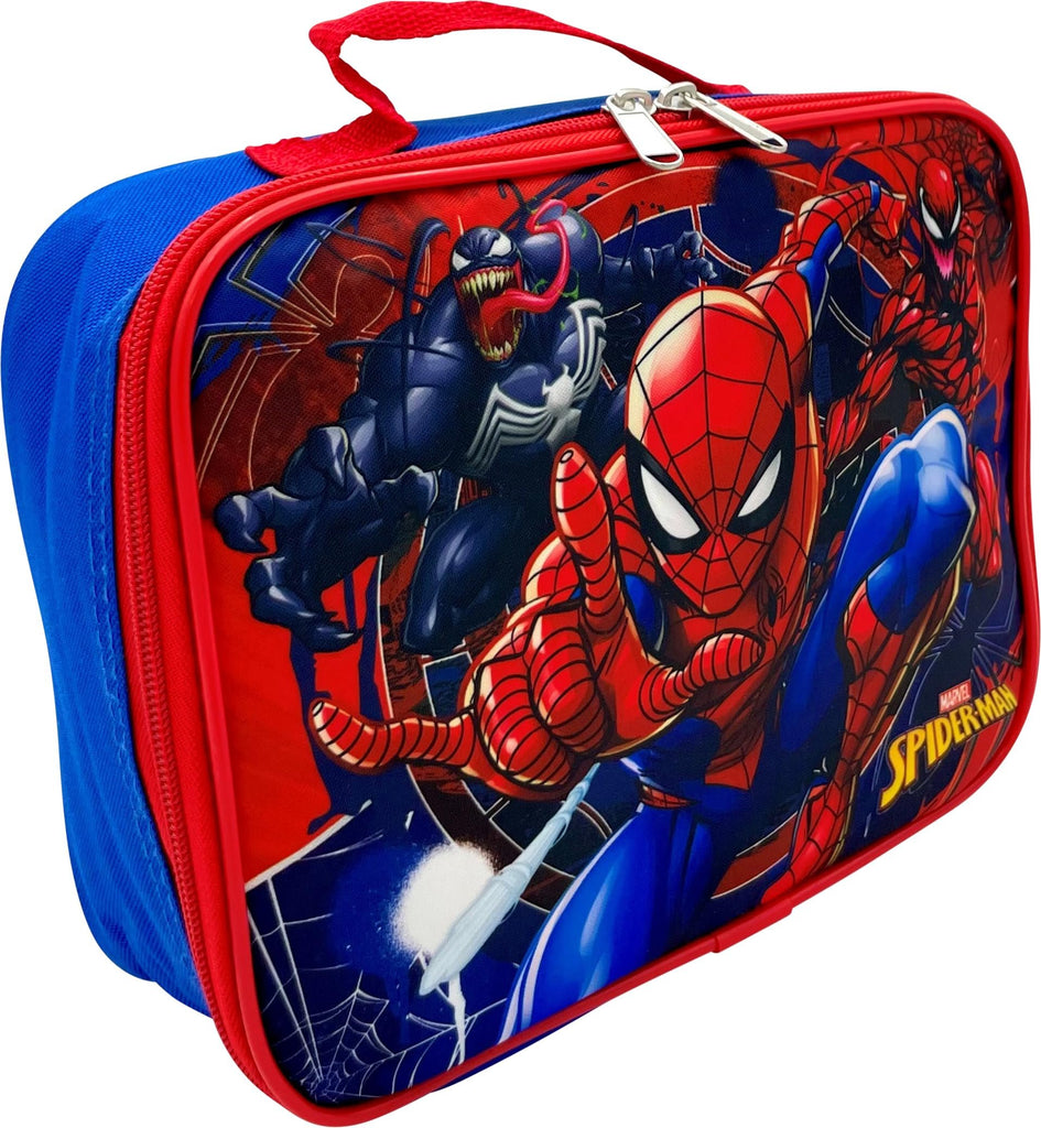 Disney/Marvel Licensed Kids Insulated Lunch Box (Cars- Red)