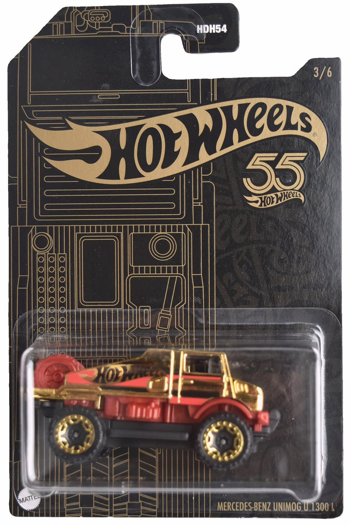 Hot Wheels Mercedes Benz Unimog U 1300 L, Pearl and Chrome 3/6