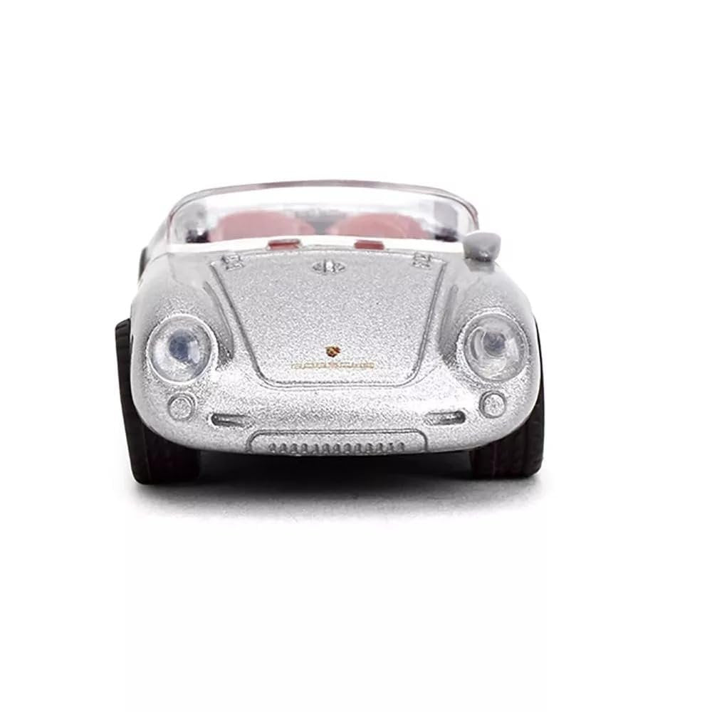 Jada Majorette Collection – 1955 Porsche 550 SPDER 1:64 Die-Cast Model Car with Rubber Tires & Display Case, for Collectors & Adults