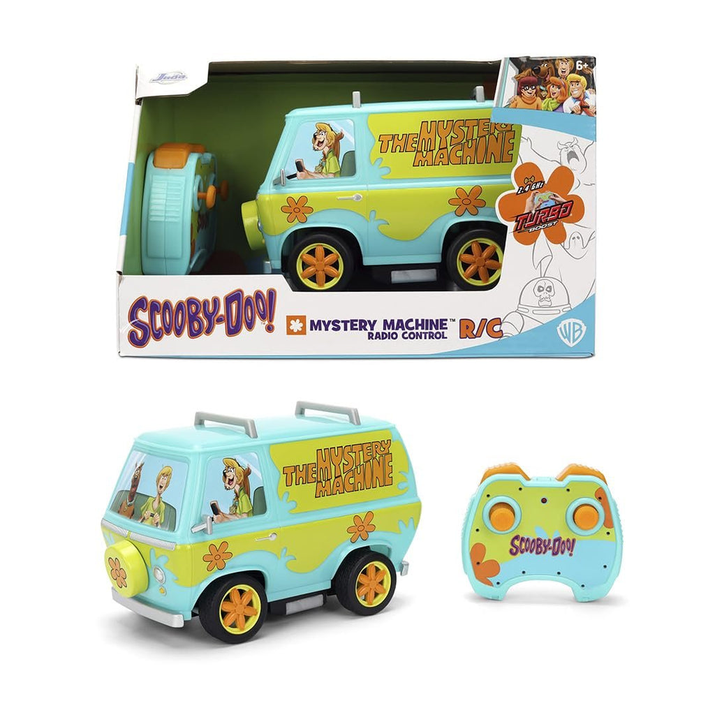 Jada Toys – Scooby-Doo! 1:24 Scale Mystery Machine R/C – Radio Control Vehicle – Iconic Collectible