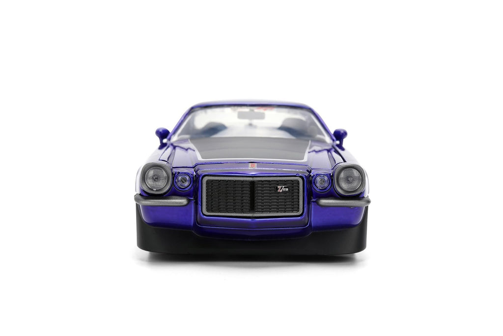 Jada 1971 Chevy Camaro Z28, Purple Toys 36592-1/24 Scale Diecast Model Car