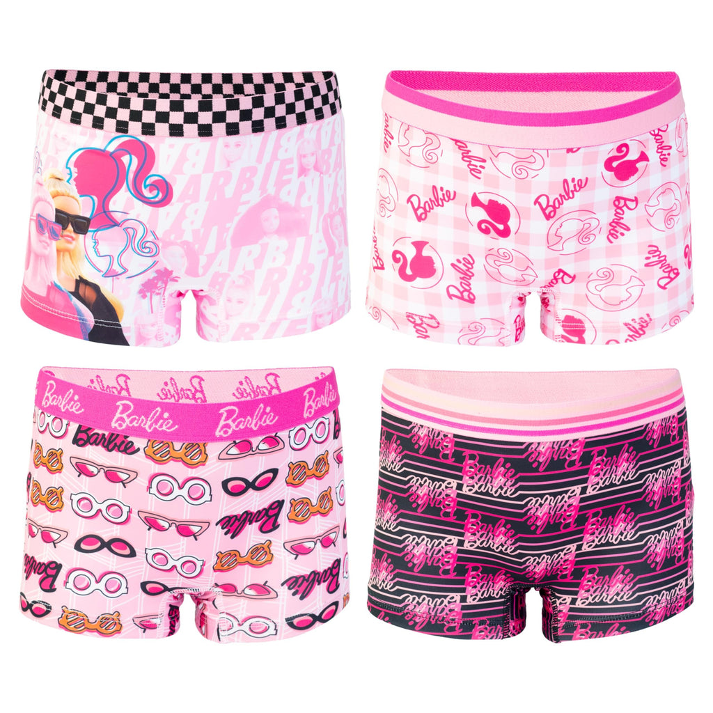 Barbie Exclusive 10-PK 100% Combed Cotton Underwear and 4-PK Girl Short Sizes 4, 6, 8 & 10