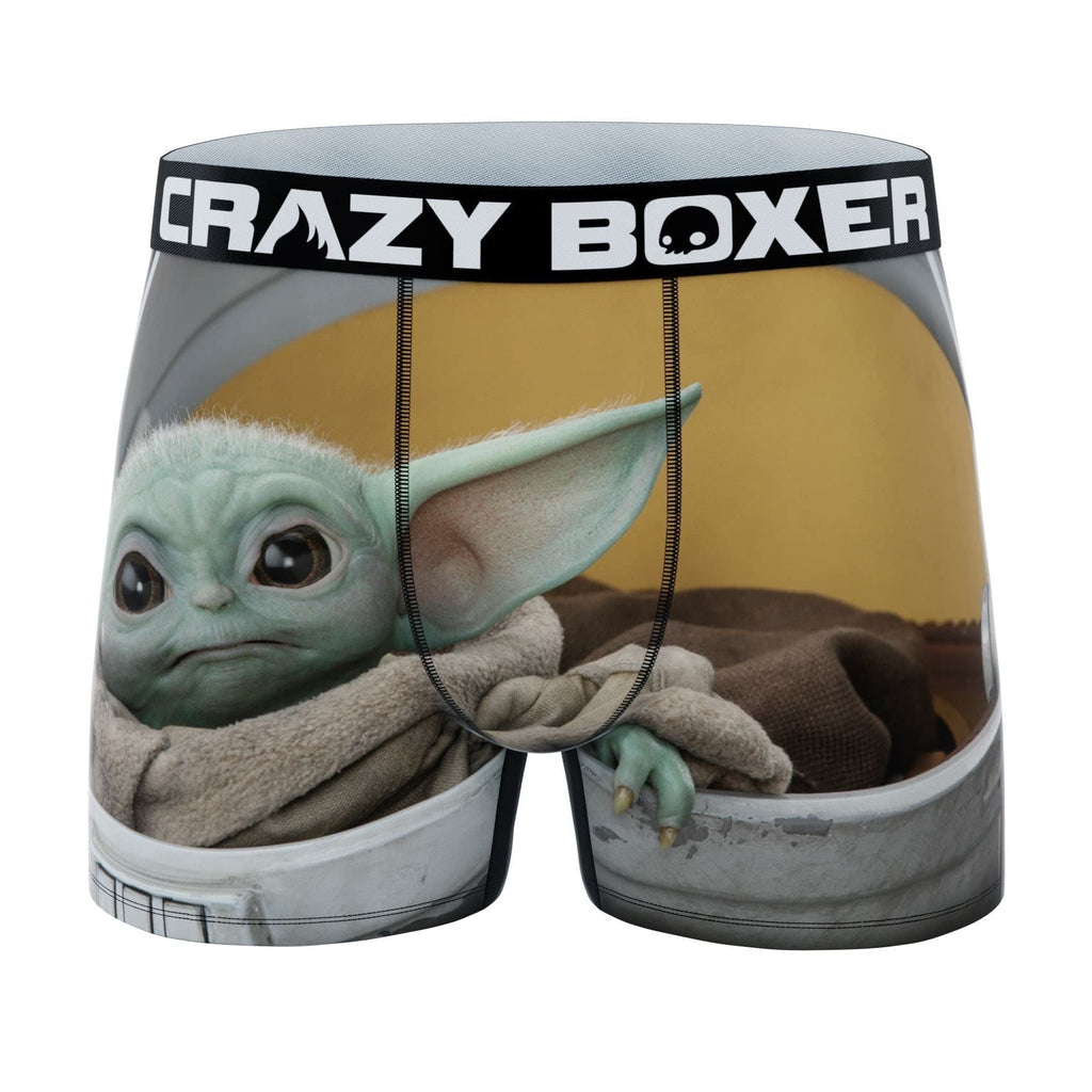 CRAZYBOXER Men's Underwear The Mandalorian Soft Comfortable Boxer Brief Original (3 PACK)