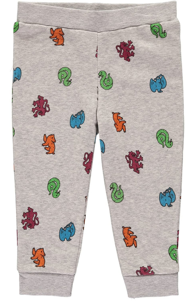 Harry Potter Boys' 2 Piece Hoodie Fleece Sweatshirt and Jogger Pants Set (Grey/Red/Green, 3-6 Months)