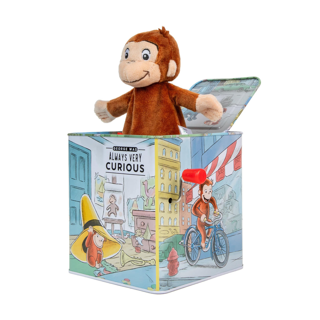 KIDS PREFERRED Curious George Jack-in-The-Box - Musical Toy for Babies