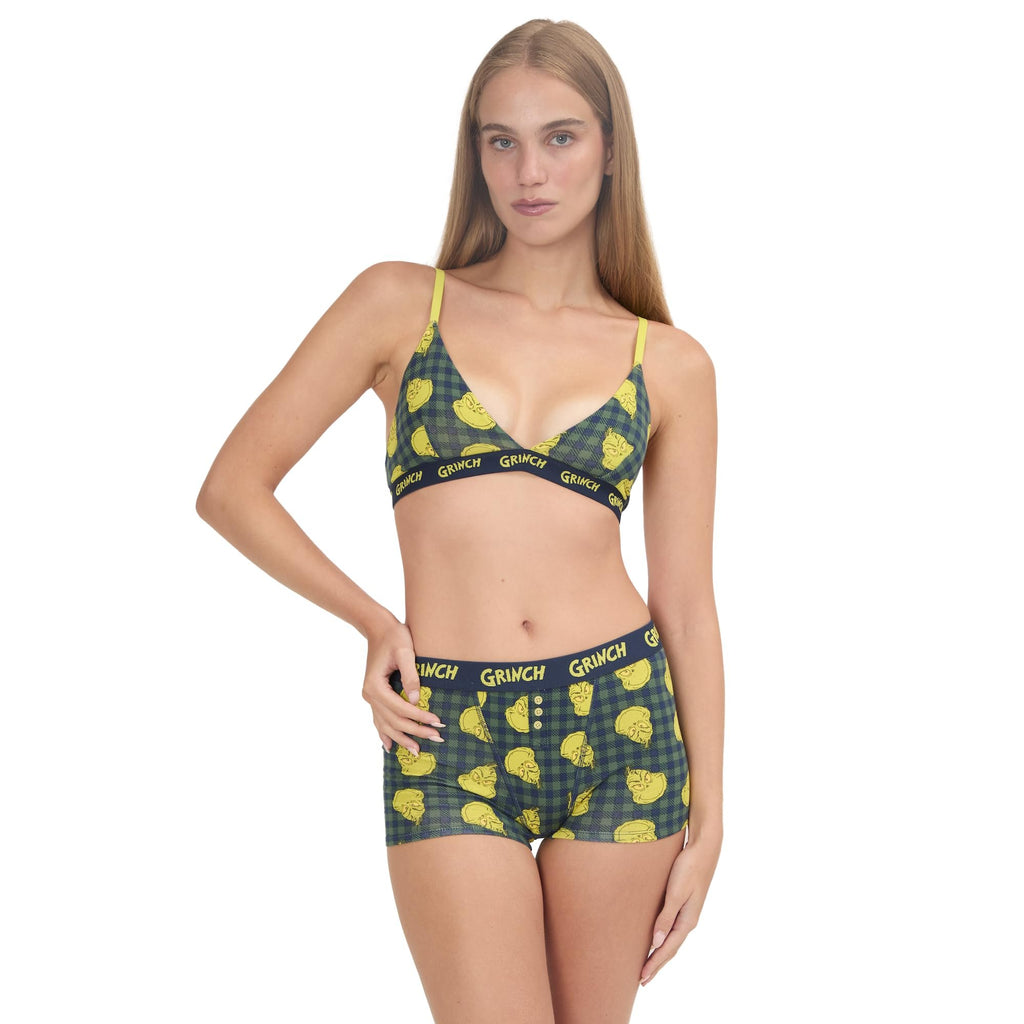 Grinch  Cami and Bra Boxer Brief set in Multiple Prints XS-XL