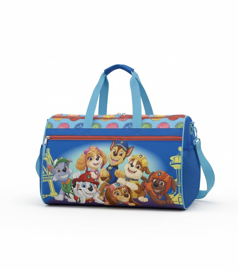 Disney Kids Duffle Bag 16.5" – Travel & Sports Bag with Zipper Pocket, Mesh Side Pockets & Shoulder Strap