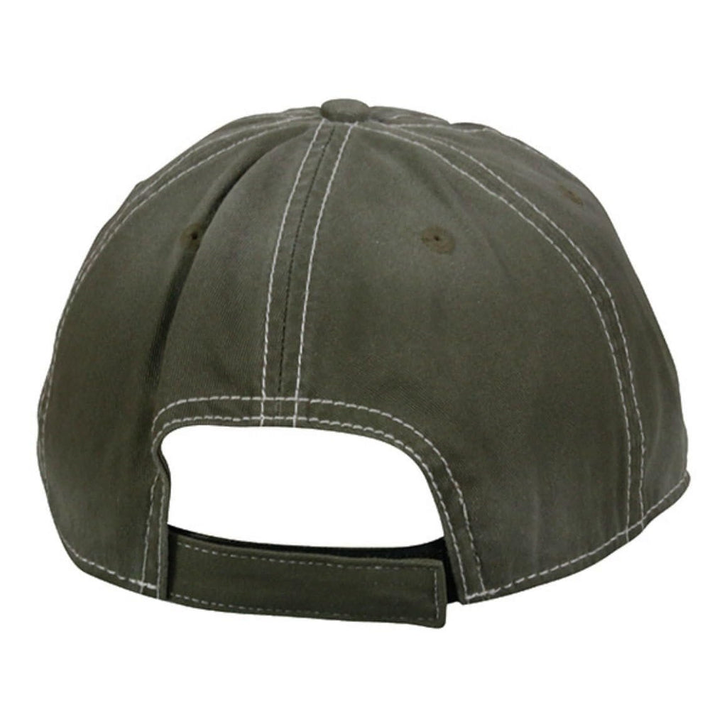 Outdoor Cap Remington Sports Cotton Cap w/Embroidery Logo - Mens, One Size, Olive, RM51C