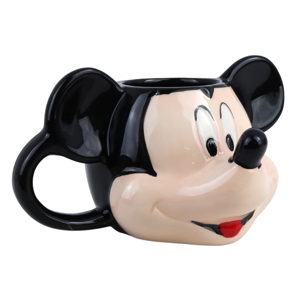 Jerry Leigh Mini Disney Mickey Mouse Head Espresso Mug, Limited Edition Hand Sculpted Collectors Cup, Gift Box Included, 3 Ounces