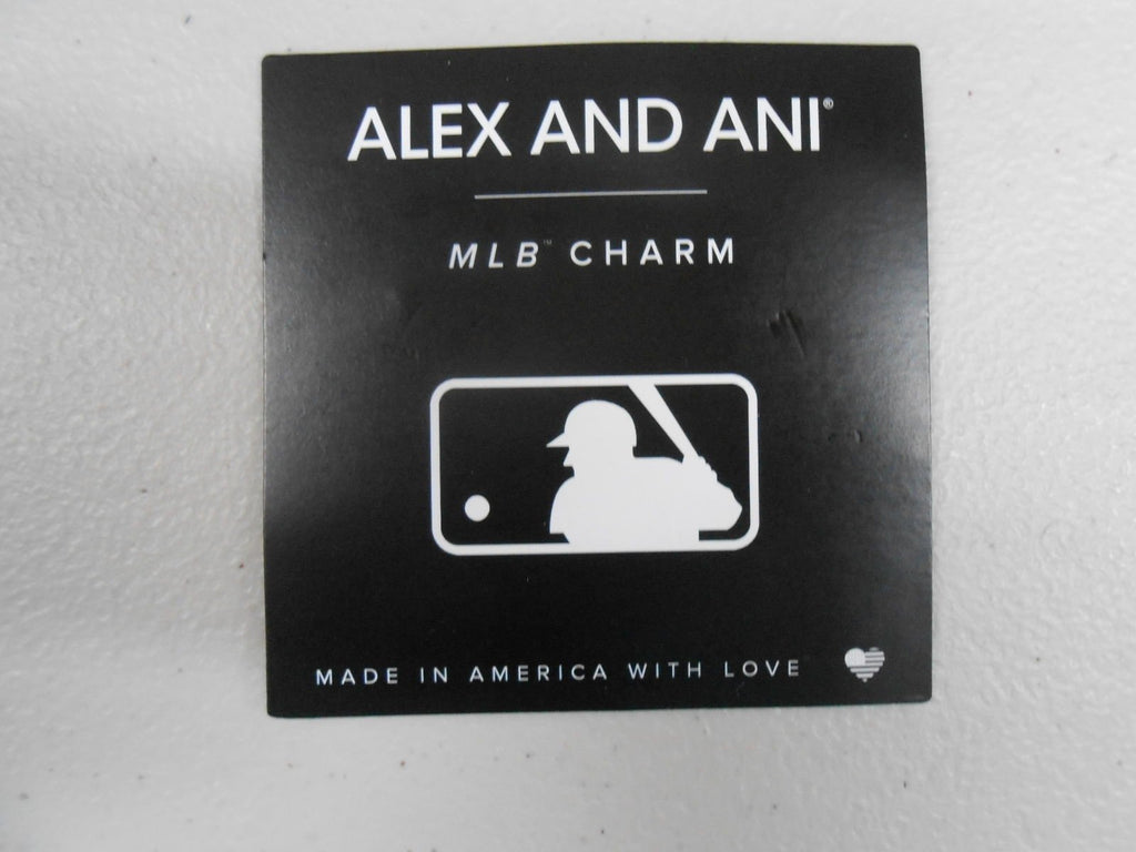 Alex and Ani "Major League Baseball" Sports Logo Expandable Wire Bangle Bracelet, 7.75"