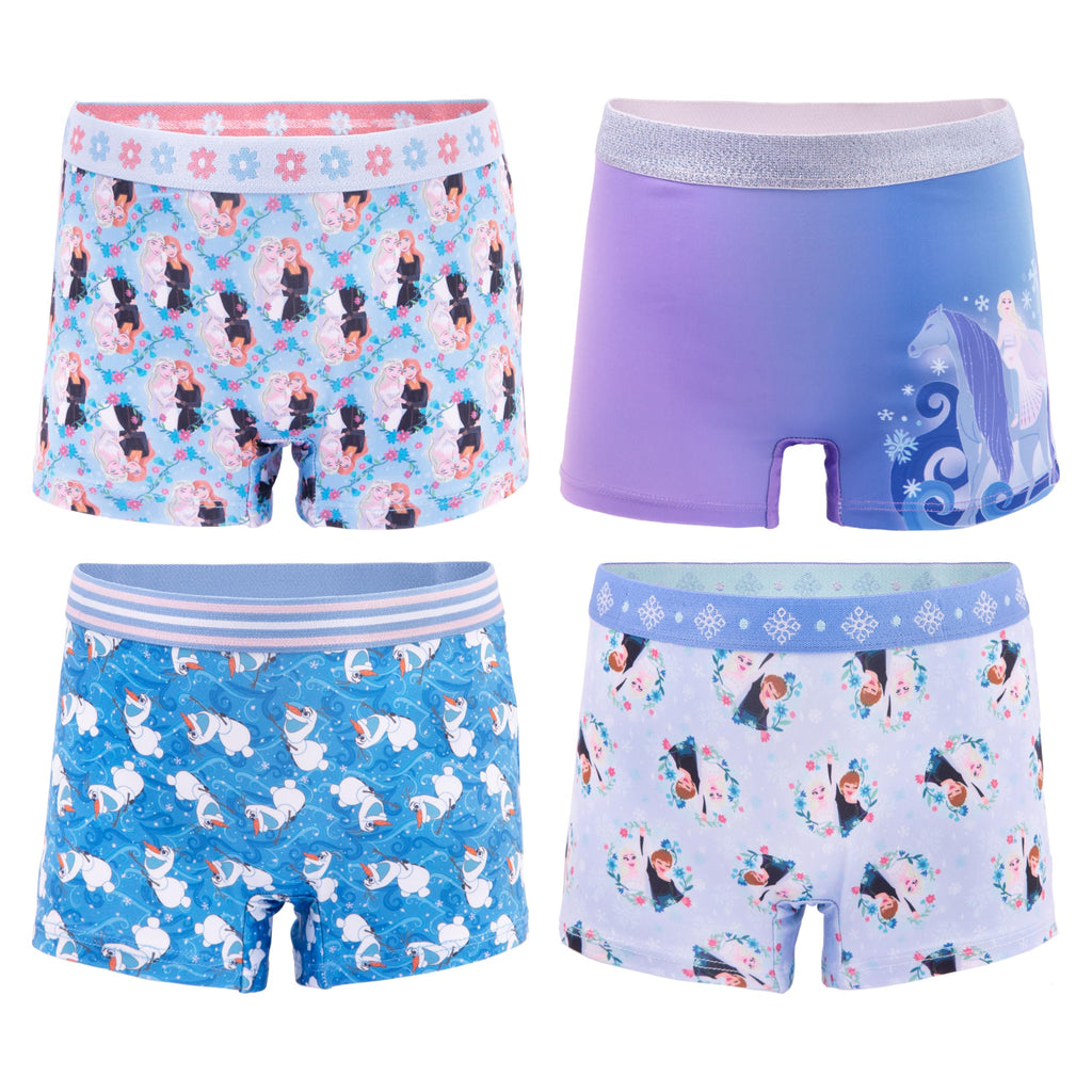 Disney girls Frozen Underwear Available in Brief Panties and Girl Shorts, Sizes 2/3t-10