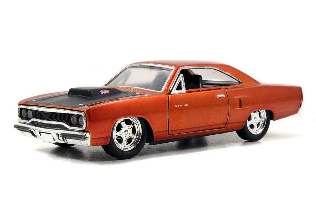 Fast & Furious 1:32 Dom's Plymouth Road Runner Die-cast Car, Toys for Kids and Adults(Copper)