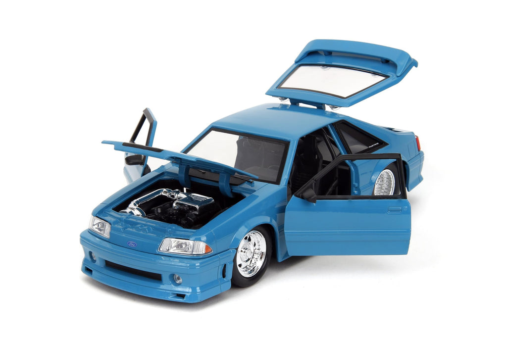 Fast & Furious 1:24 1989 Ford Mustang GT Die-Cast Car, Toys for Kids and Adults