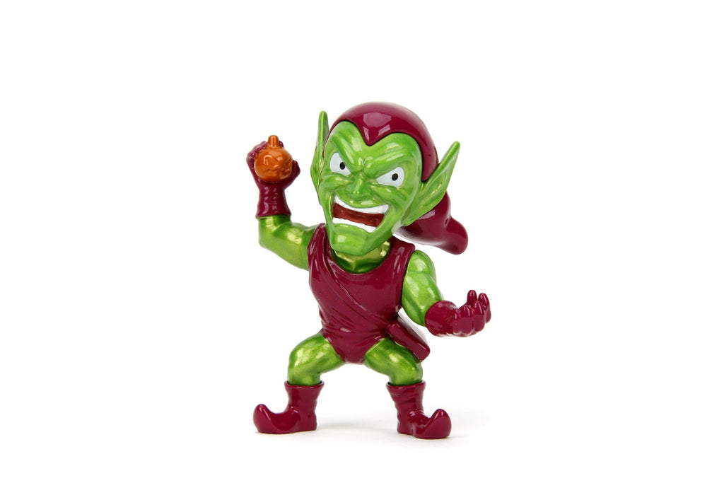 Jada Spider-Man Metalfigs 4-Pack – Collectible 2.5” Metal Figures – Spider-Man, Green Goblin, Toxin, Venom – Classic Marvel Heroes,