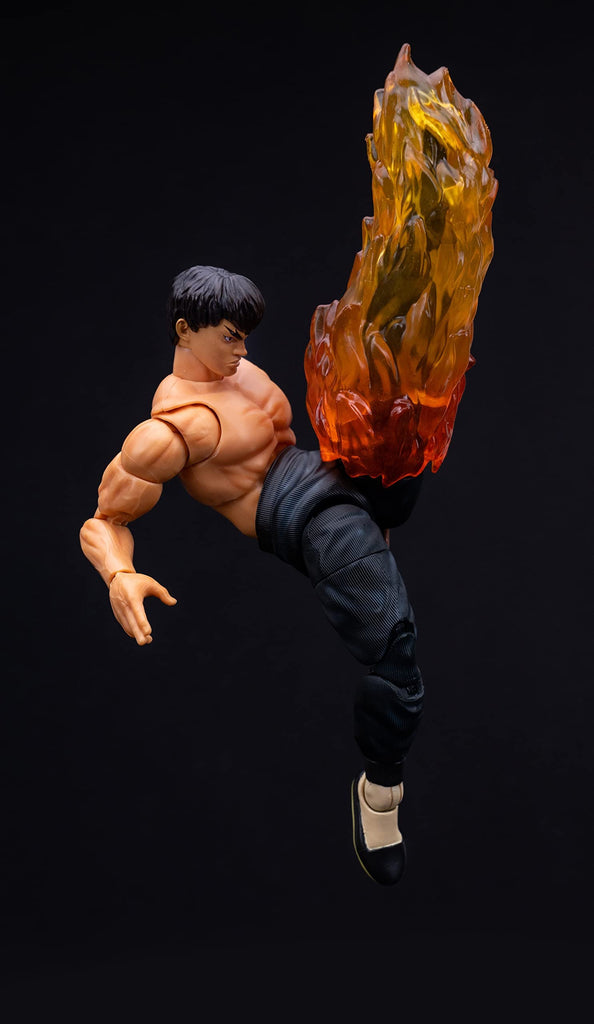 Street Fighter II 6" Fei Long Action Figure, Toys for Kids and Adults