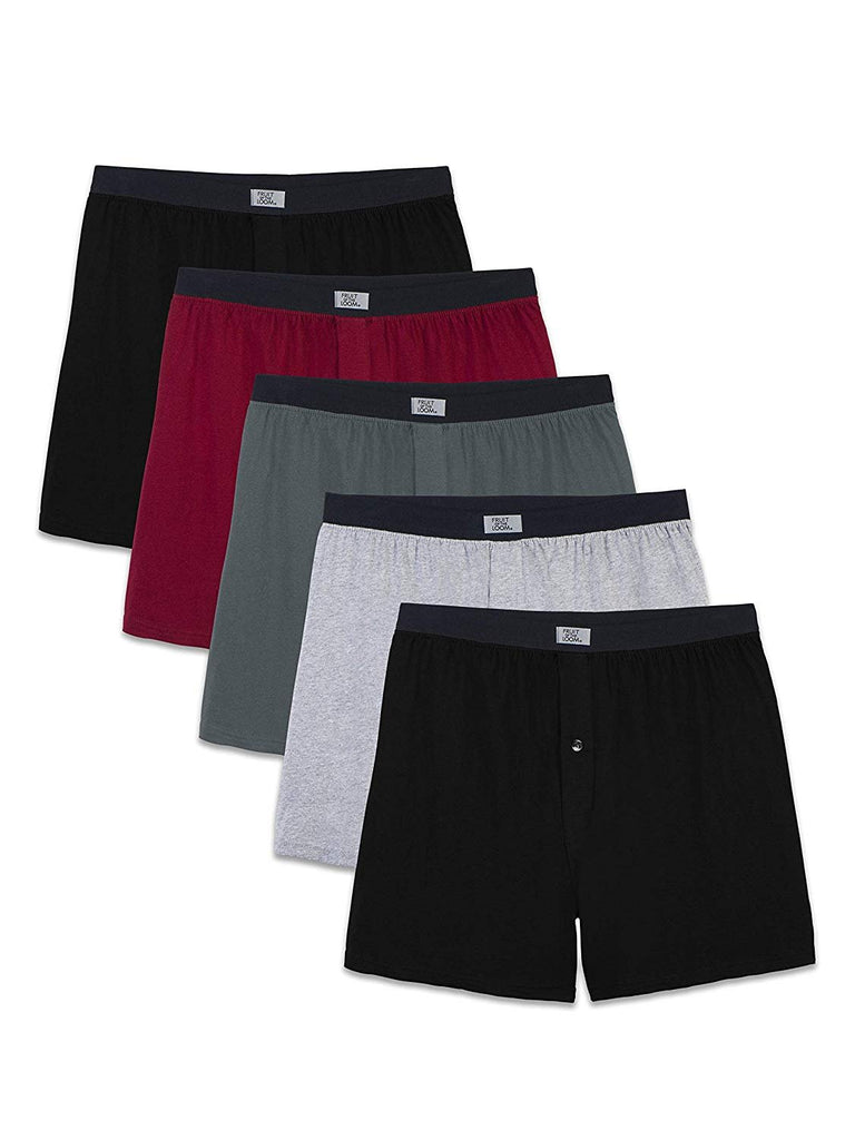 Fruit of the Loom Men's Soft Stretch-Knit Boxer Multipack