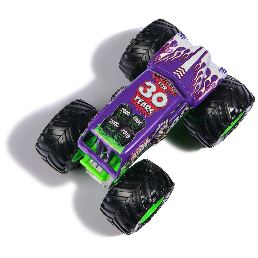 Monster Jam, Official Grave Digger Monster Truck, Die-Cast Vehicle, 1:64 Scale, Kids Toys for Boys Ages 3 and up
