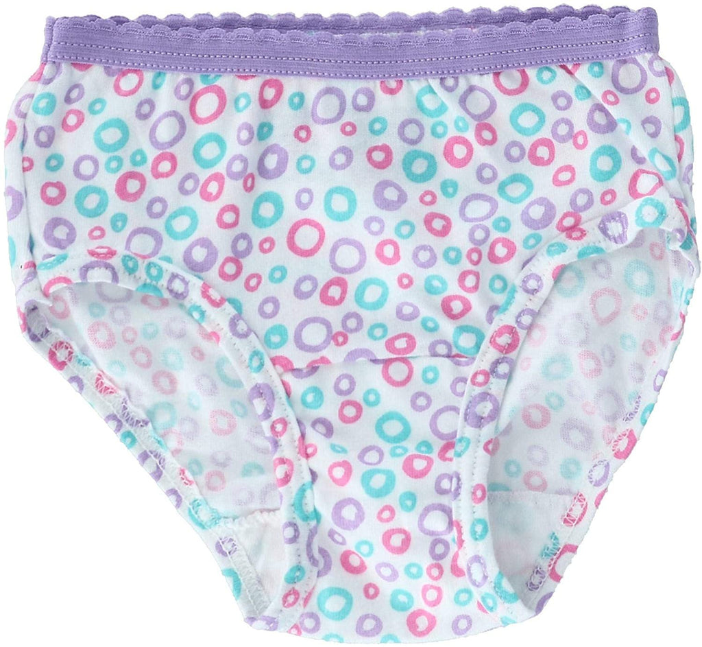 Fruit of the Loom Toddler Girls 10 Pack Assorted Cotton Brief Underwear, 4T/5T,