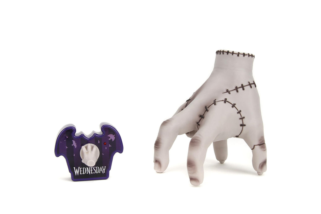 Jada Toys – Wednesday Addams Thing RC – Life-Size Remote Control Partner – Realistic Design, USB Charging, Toy for Adults and Kids