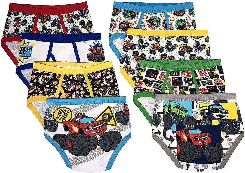 Disney Mickey Mouse Boys Underwear - 8-Pack Toddler/Little Kid/Big Kid Size Briefs Kids Roadster
