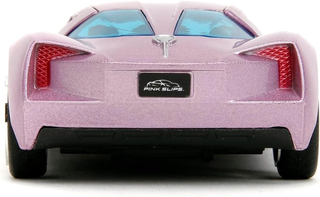 Pink Slips 1:32 W2 2009 Chevy Corvette Stingray Concept Die-Cast Car, Toys for Kids and Adults(Dusty Purple)