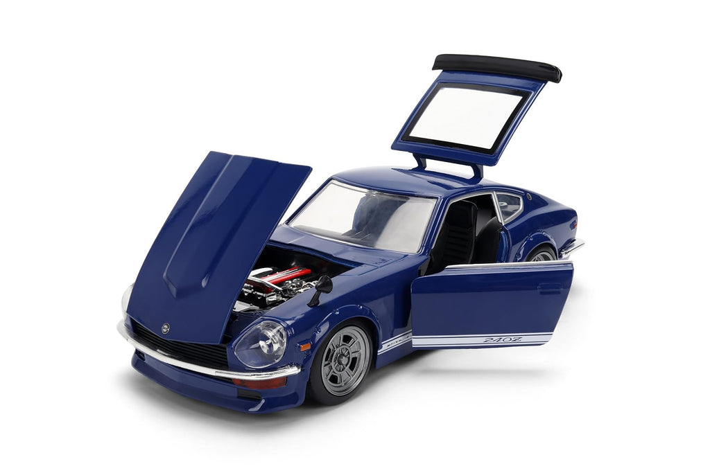 Jada 1972 Datsun 240Z, Dark Blue Toys 37020-1/24 Scale Diecast Model Car