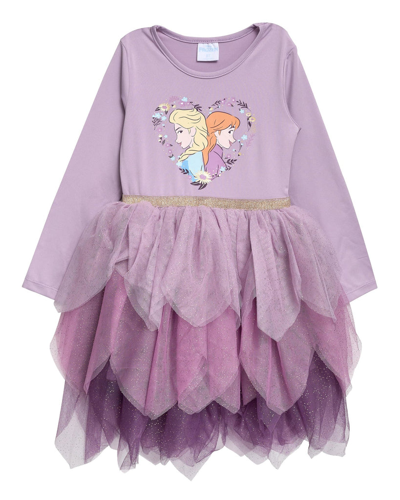 Disney Princess Tutu Dress for Girls – Glittery Layered Tutu Party Outfit (Pink, 3T)