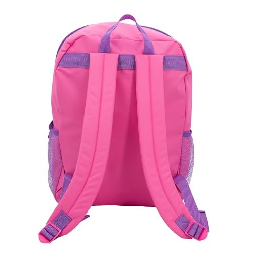 AI ACCESSORY INNOVATIONS Gabby’s Dollhouse 2 Piece Backpack Set, Pre-School Girls 16" Travel Bag, Pink