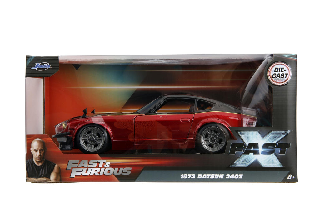 Fast & Furious Fast X 1:24 1972 Datsun 240Z Die-Cast Car, Toys for Kids and Adults