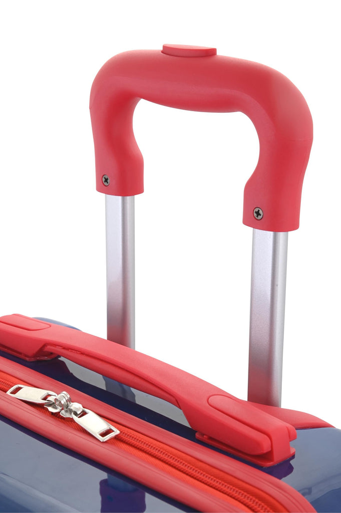 Spider-Man 20" Hardshell Luggage – Cute Durable Suitcase for Travel with Spinner Wheels. Approximate Dimensions are 20"x12"x8"