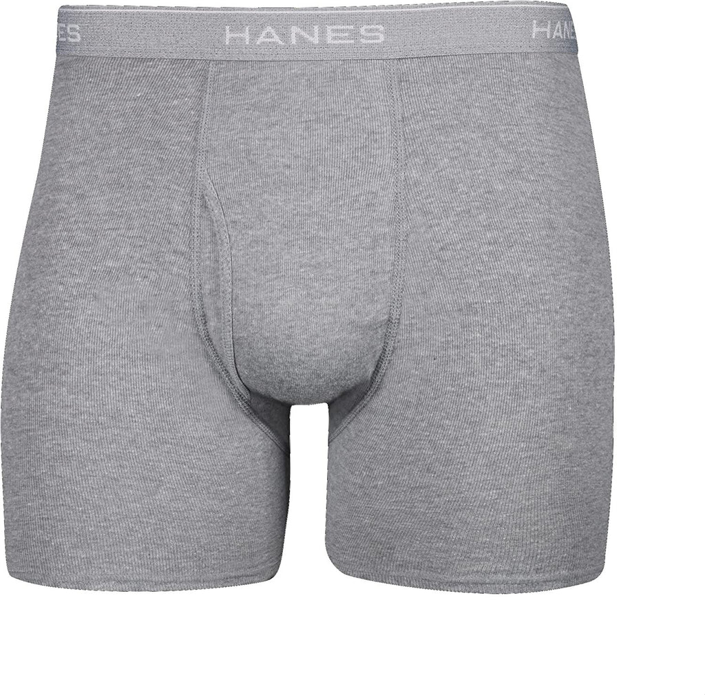 Hanes Men's Tagless Boxer Briefs 6-Pack Cool Dri with ComfortFlex Waistband