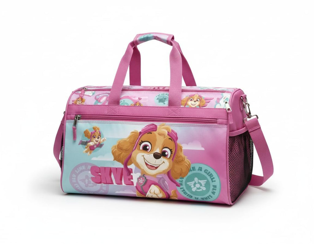 Disney Kids Duffle Bag 16.5" – Travel & Sports Bag with Zipper Pocket, Mesh Side Pockets & Shoulder Strap