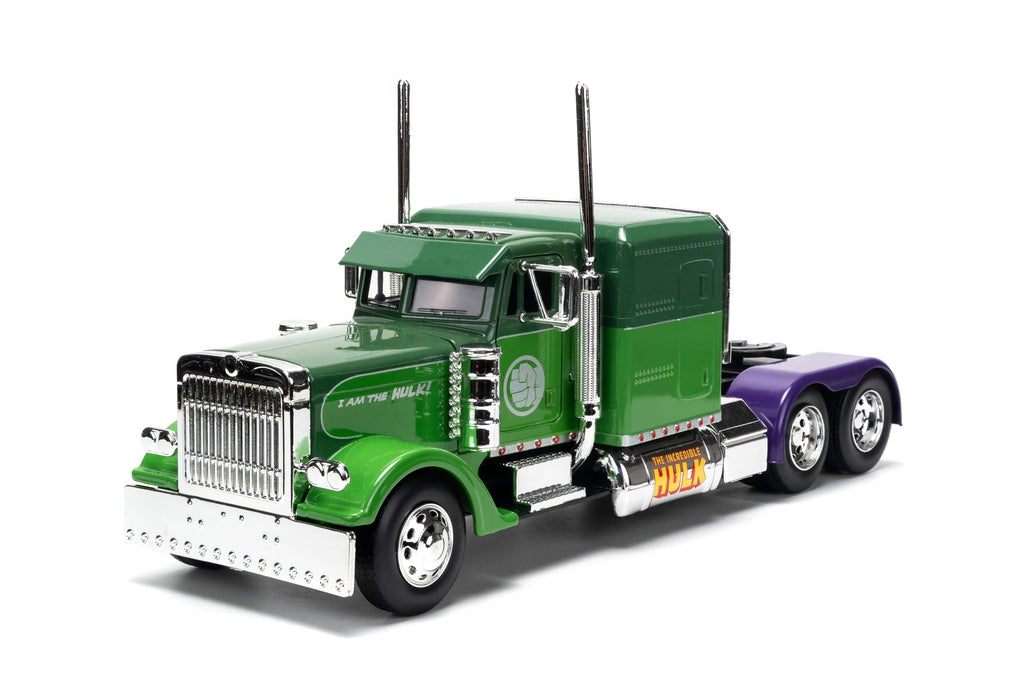 Marvel 1:24 Big Rig 1992 Peterbilt 379 Die-Cast Car, Toys for Kids and Adults