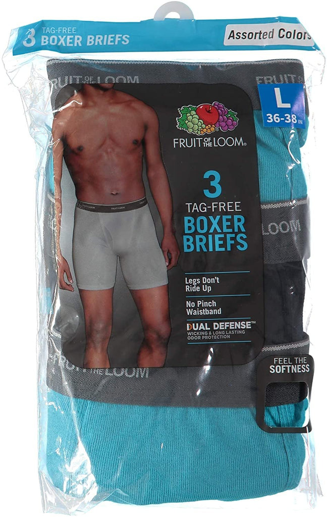 Fruit of the Loom Men's No Ride Up Boxer Brief