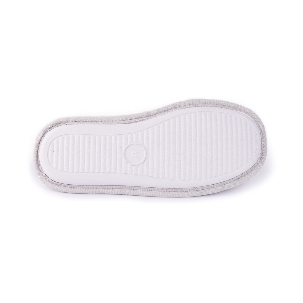 Handcraft Staycation NYC Ladies Funny Quote Scuff Slipper, Plush Non Slip House Slippers for Women, Comfy Soft Sole Bedroom Shoes