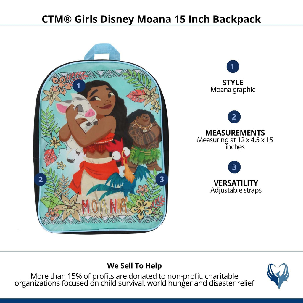 Kid's Licensed 15 Inch School Bag Backpack