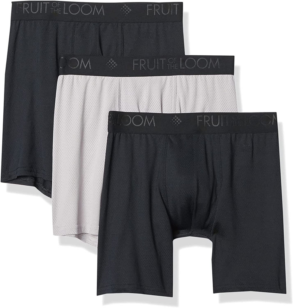 Fruit of the Loom Men's Premium Breathable Boxer Briefs (Regular & Big Man)