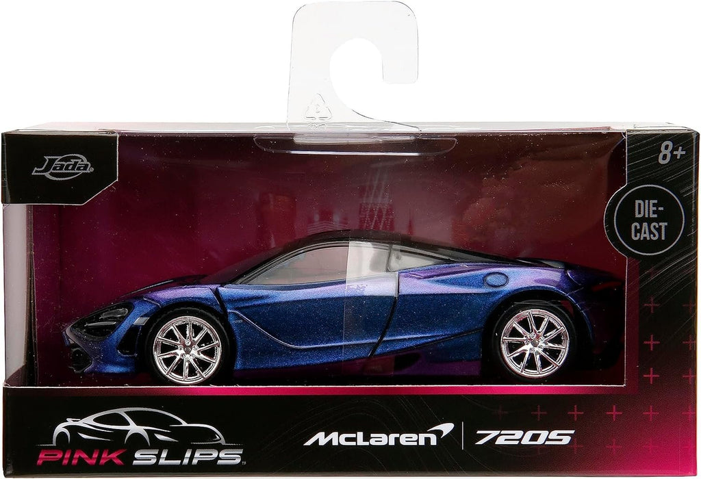Pink Slips 1:32 W1 McLaren 720S Die-Cast Car, Toys for Kids and Adults (Iridescent Purple)
